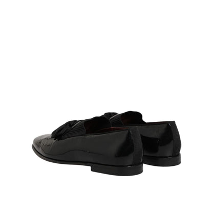 Dolce & Gabbana Leather Loafers Men Formal Dress Shoes
