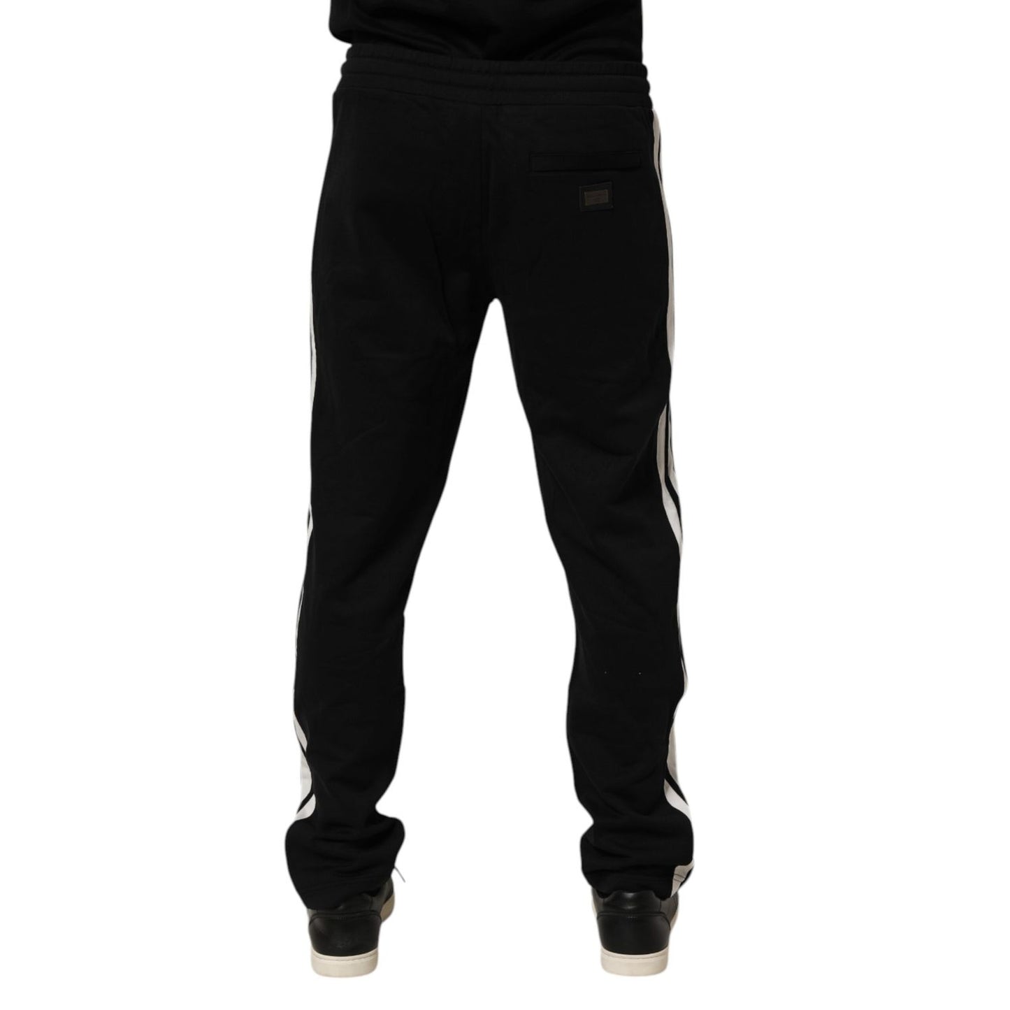 Dolce & Gabbana Black Cotton Jogger Sweatpants Trouser Pants