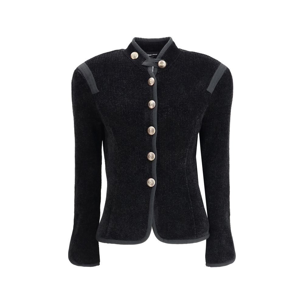 Giorgio Armani Black Silk Blazer