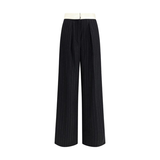 Forte_Forte Black Wool Dress Pants
