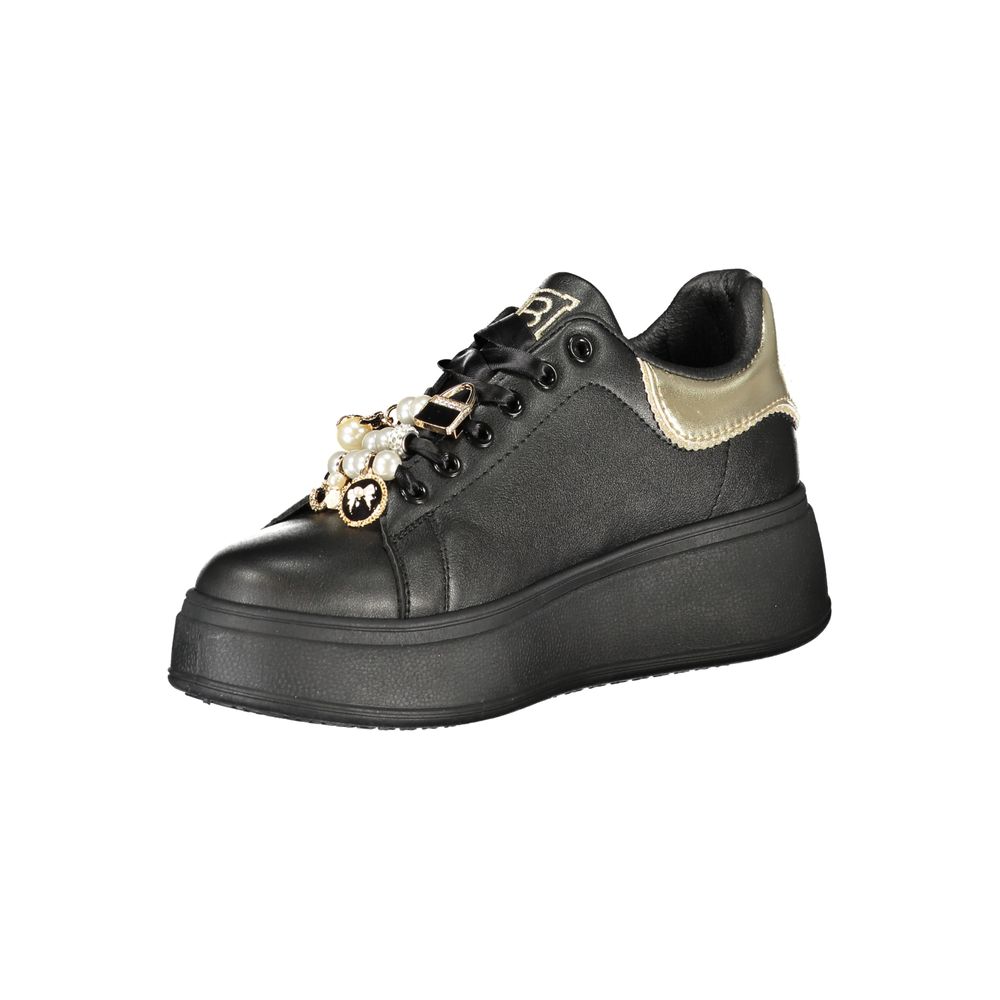 Laura Biagiotti Black Polyester Women Sneaker