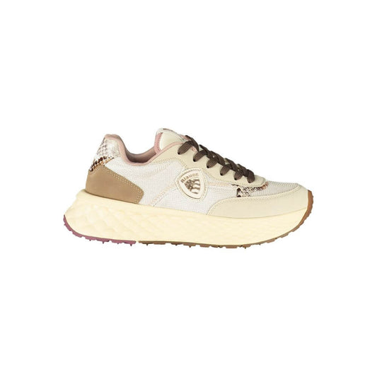 Blauer Beige Leather Women Sneaker1728,67403481248,Athletic - Sneakers - Shoes,Beige,Blauer,EU38/US8,EU39/US9,EU40/US10,New with tags,Shoes,Sneakers - Shoes,Women