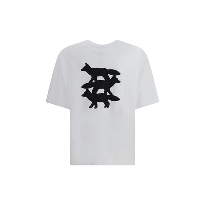 Maison Kitsuné White Cotton Clothing