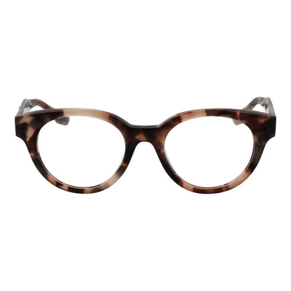 Trussardi Brown Acetate Glasses (Frames) with full-rim acetate browline design, unisex style, and demo lenses included in branded case.