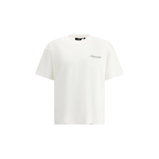 Represent White Cotton T-Shirt