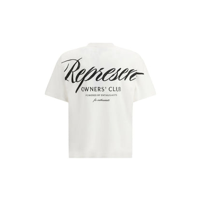 Represent White Cotton T-Shirt