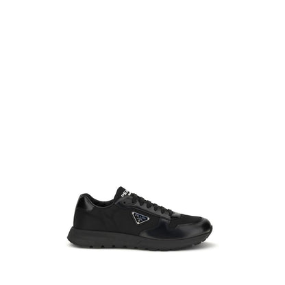 Prada Black Recycled Polyamide Athletic Sneakers