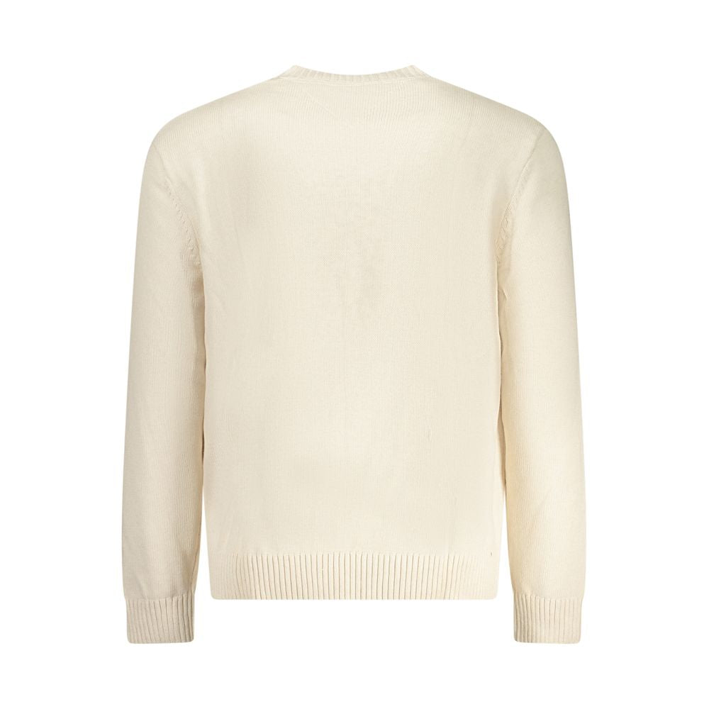 Tommy Hilfiger Beige Cotton Men Sweater