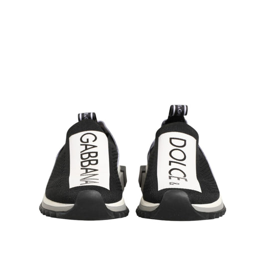 Dolce & Gabbana Black Logo Low Top Sorrento Sneakers Shoes