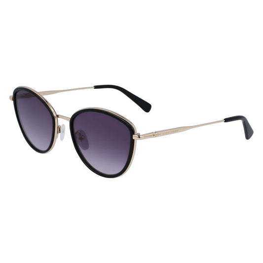 Longchamp Gold Metal Sunglasses Longchamp