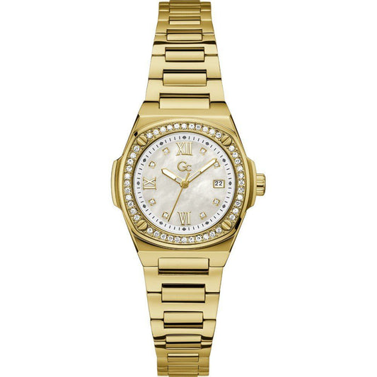 GC Gold Stainless Steel Dress Watch 1728,67434610848,Accessories,Dress Watches - Watches - Accessories,GC,Gold,New with tags,Watches - Accessories,Women