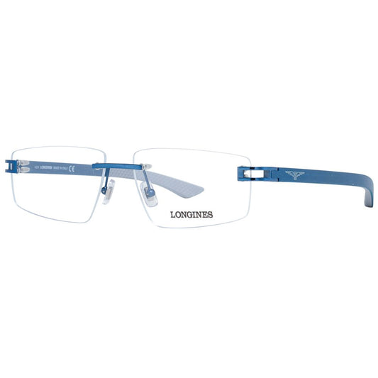 Longines Blue Metal Glasses (Frames) 1728,67434610848,Accessories,Blue,Glasses (Frames) - Glasses and Sunglasses - Accessories,Glasses and Sunglasses - Accessories,Longines,Men,New with tags