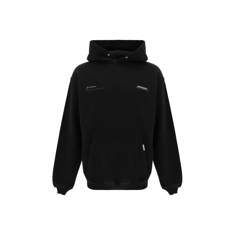 Represent Black Cotton Sweatshirt1728,72470364320,Black,Clothing,L,Men,New with tags,Represent,Sweaters - Clothing,Sweatshirts - Sweaters - Clothing,XL