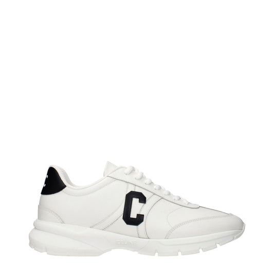 Celine White Leather Athletic Sneakers 1728,75667636384,Athletic - Sneakers - Shoes,Celine,EU43/US10,EU45/US12,Men,New with tags,Shoes,Sneakers - Shoes,White