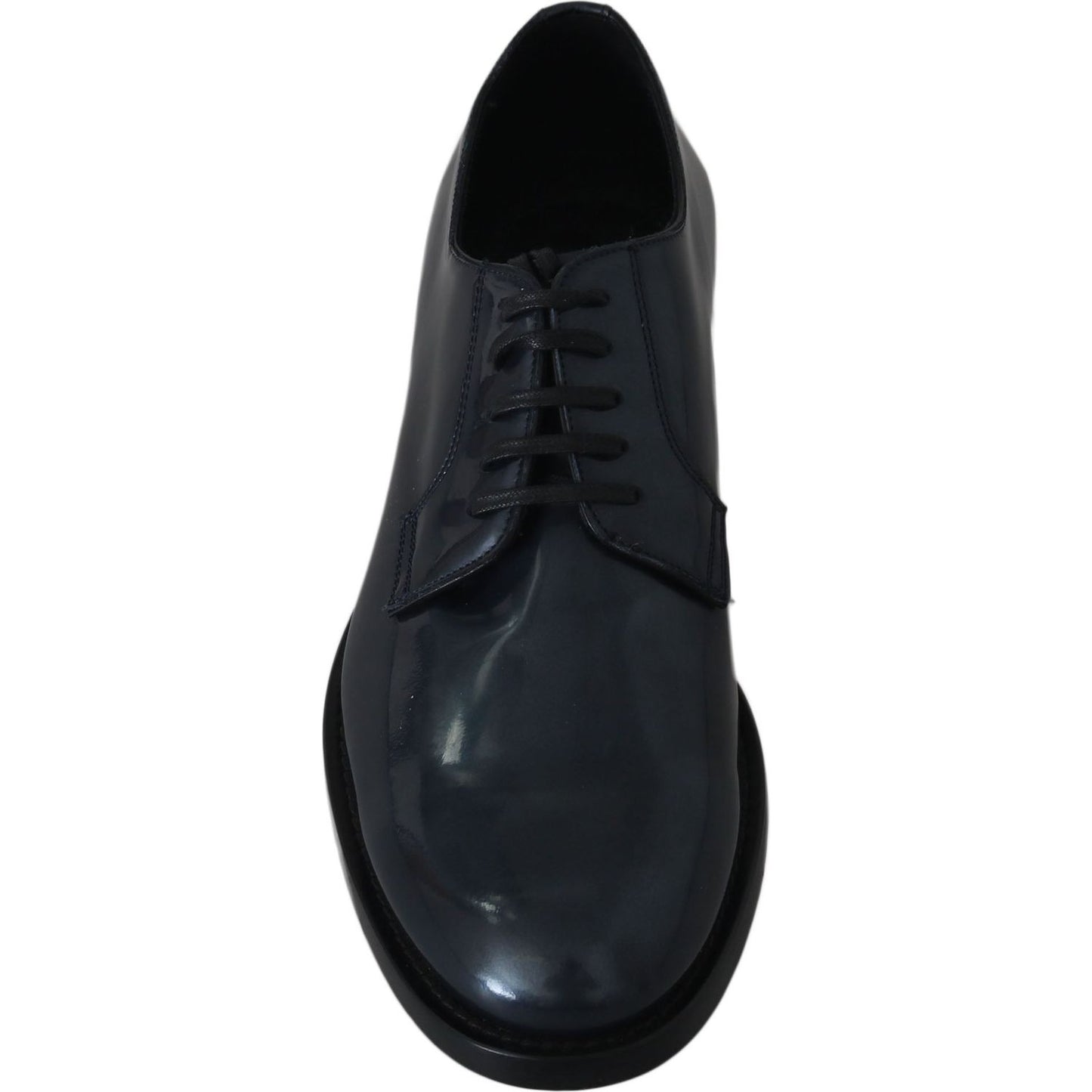 Dolce & Gabbana Blue Leather Derby Dress Formal Shoes MV2436-39