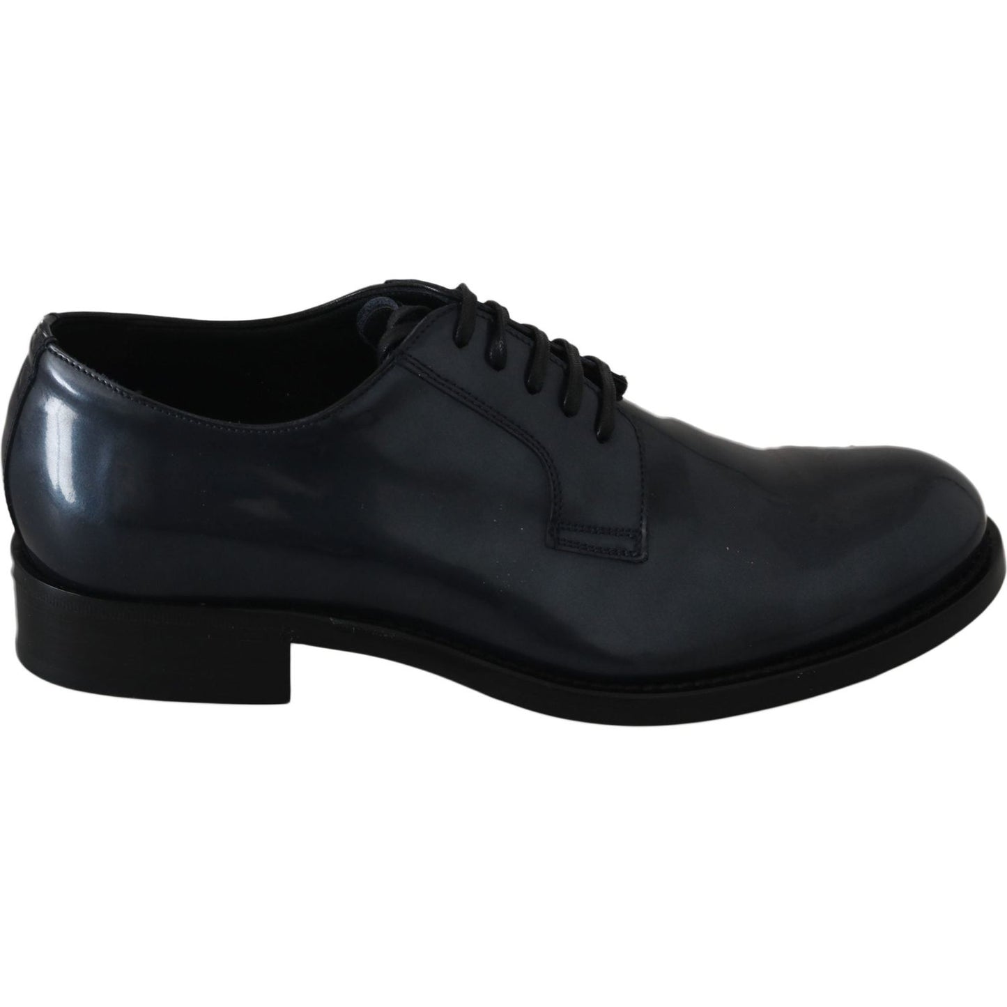 Dolce & Gabbana Blue Leather Derby Dress Formal Shoes MV2436-39