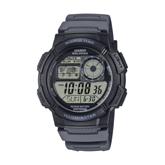 CASIO SPORT Mod. DIVER - WORLD TIME ILLUMINATOR 5 ALARMS, 10 YEARS BATTERY-0