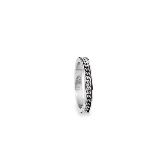AN JEWELS JEWELRY Mod. AR.R1NS02S-9 silver chain ring