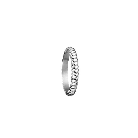 AN JEWELS JEWELRY Mod. AR.R1NS03S-9 silver ring with textured design