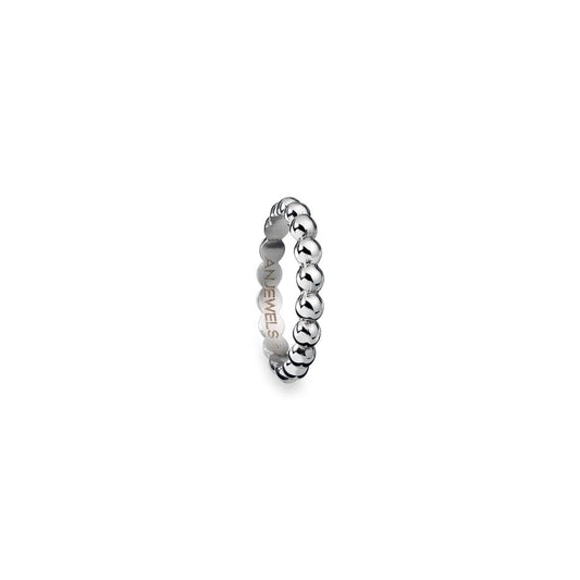 AN JEWELS JEWELRY Mod. AR.R1NS07S-8 elegant silver ring with polished design
