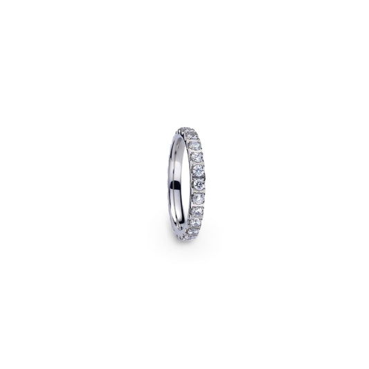 AN JEWELS JEWELRY Mod. AR.R1NS10SCZ-9 elegant diamond band ring