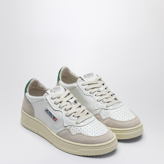 AUTRY Medalist sneakers in white/green leather and suede AULMLS23/Q_AUTRY-LS23_600
