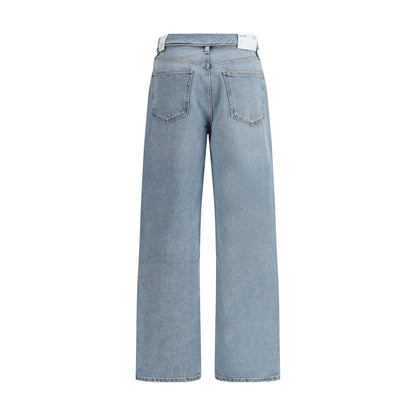Agolde Light Blue Cotton Jeans Denim