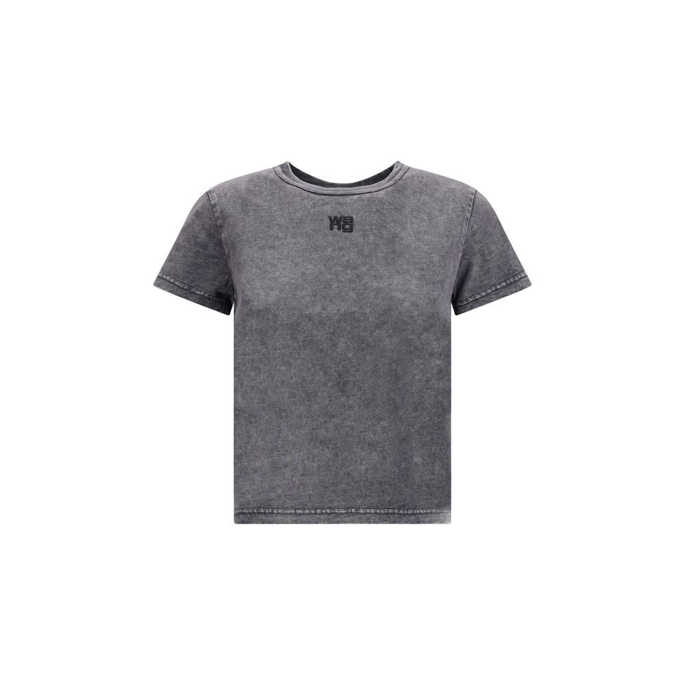 Alexander Wang Gray Cotton T-Shirt