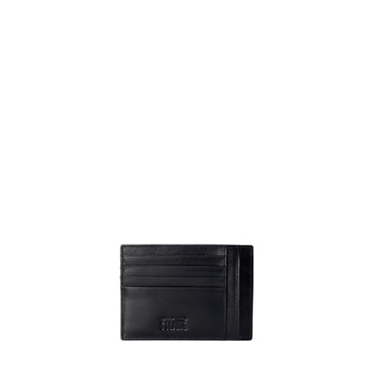 Alviero Martini Prima Classe Gray Leather Cardholder with multiple slots for cards and documents, elegant and functional design.