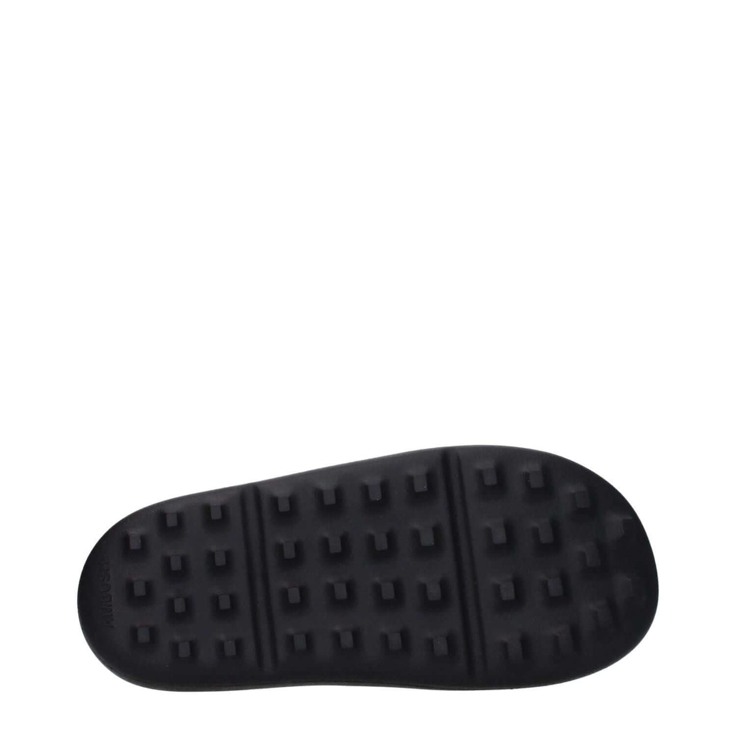 Ambush Black Cotton Slippers