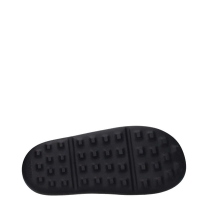 Ambush Black Cotton Slippers