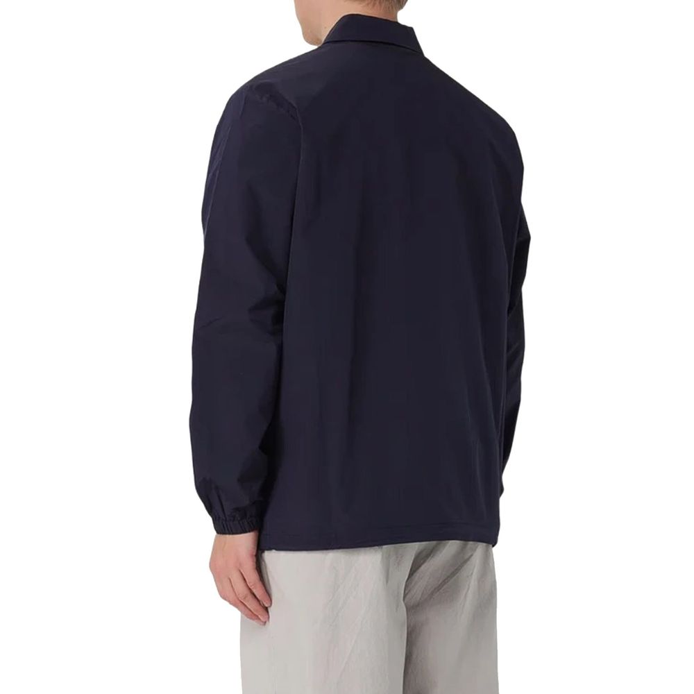 Autry Blue Polyester Shell Jacket