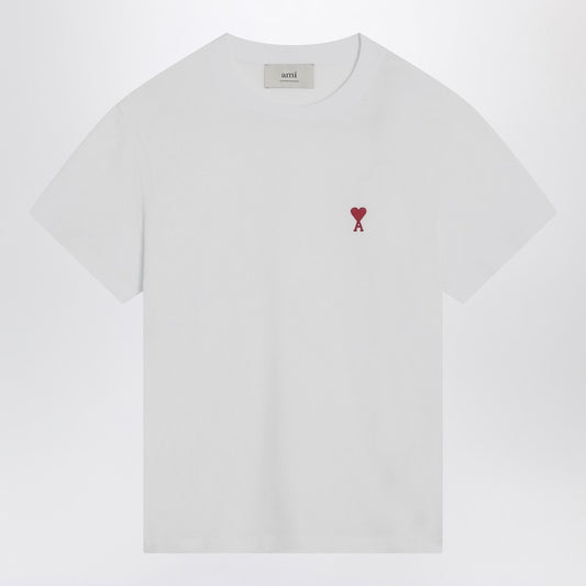 Ami Paris White Ami De Coeur T-shirt