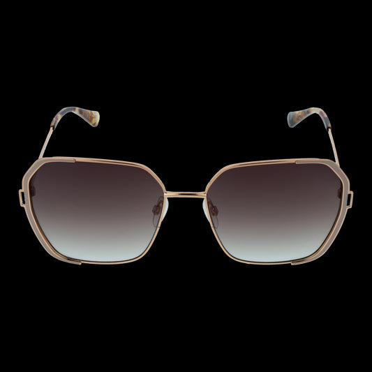 BULGET MOD. BG3328 5901B sunglasses for women with stylish gradient lenses, front view.