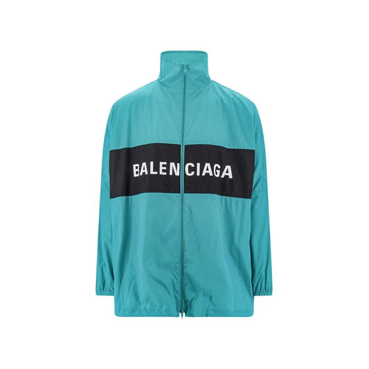 Balenciaga Bicolor Polyamide Shell Jacket 1728,75611013280,Balenciaga,Bicolor,Clothing,Jackets & Coats - Clothing,Men,New with tags,S,Shell Jackets - Jackets & Coats - Clothing,XS