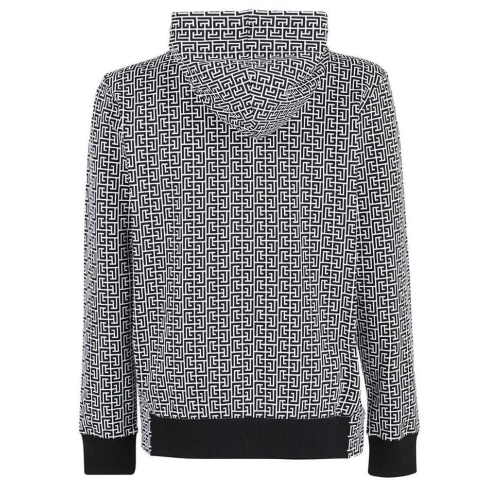 Balmain Black Cotton Men's Sweater