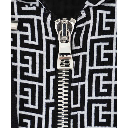 Balmain Black Cotton Men's Sweater