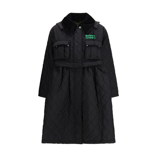 Barbour Black Polyester Coat 10,1728,72470364320,Barbour,Black,Clothing,Coats - Jackets & Coats - Clothing,Jackets & Coats - Clothing,New with tags,Women
