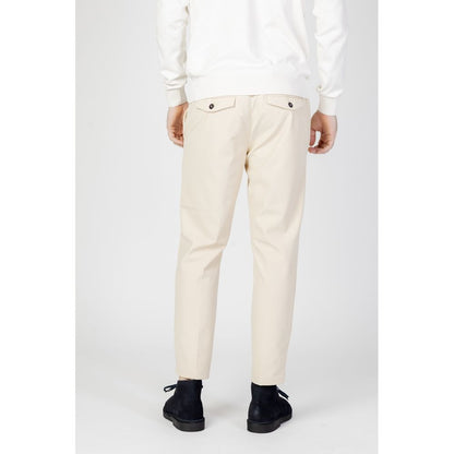 Borghese Beige Nylon Casual Pants Borghese