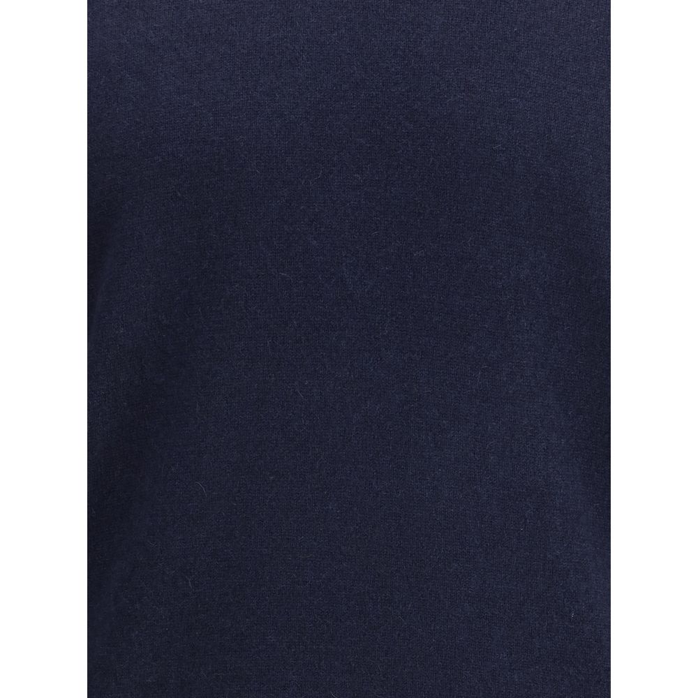 Brioni Blue Cashmere Cashmere Sweater
