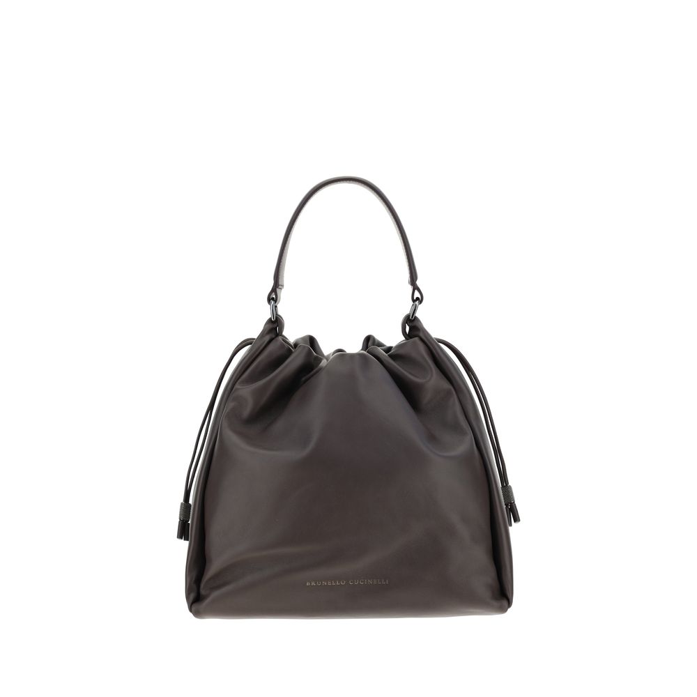 Front view with bag zipped and handles upright.