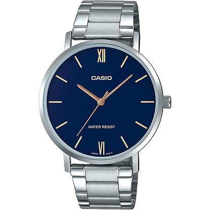 CASIO COLLECTION Mod. MINIMAL. METAL - PETROL BLUE