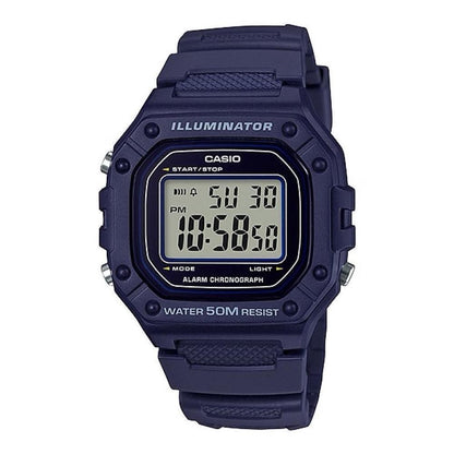 ?CASIO TIMELESS COLLECTION Mod. SPORT ILLUMINATOR WR 50M. ALARM. CHRONOGRAPH - BLUE