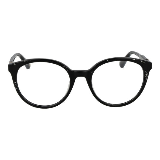 Christian Lacroix Brown Women Glasses Frame in acetate with full-rim square style and demo lenses, size 51-16-140.