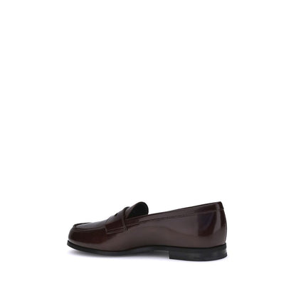 Church's Brown Calf Leather Bos Taurus Slip-On Loafers Church's