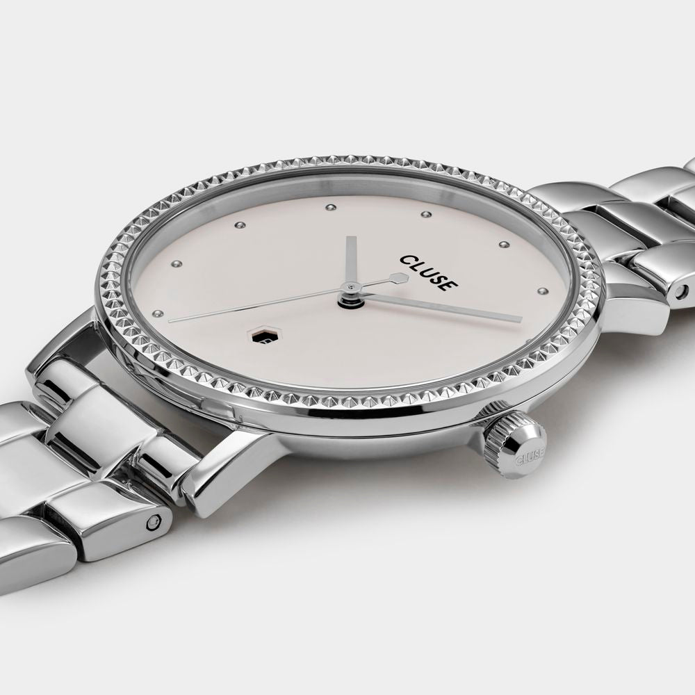 Cluse Silver Stainless Steel Dress Watch Cluse
