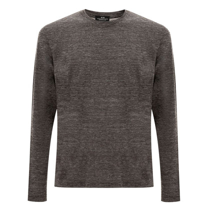 Corneliani Gray Wool T-Shirt Corneliani