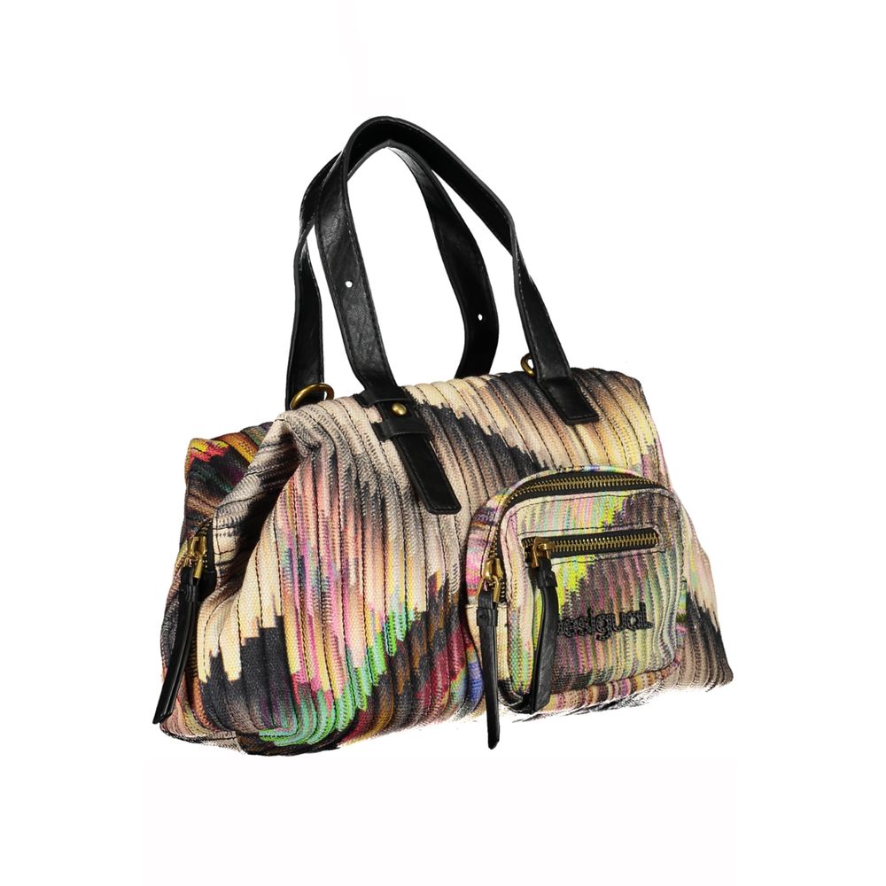 Desigual Nero Polyester Women Handbag Desigual