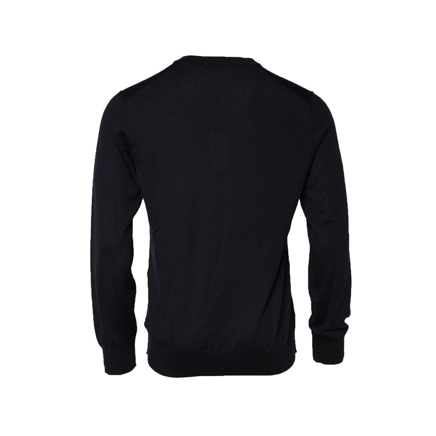 Dolce & Gabbana Black Cashmere Crew Neck Sweatshirt Sweater