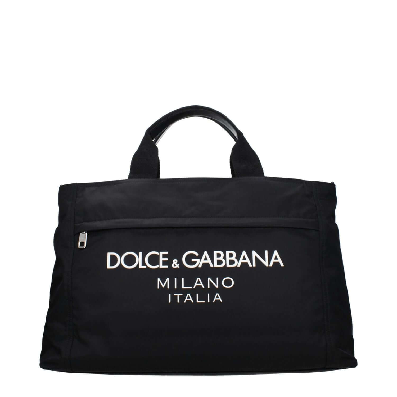 Dolce & Gabbana Black Fabric Luggage And Travel